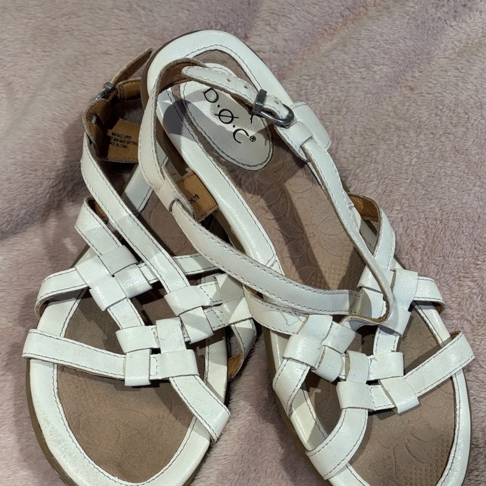 b.o.c White Strappy Sandals